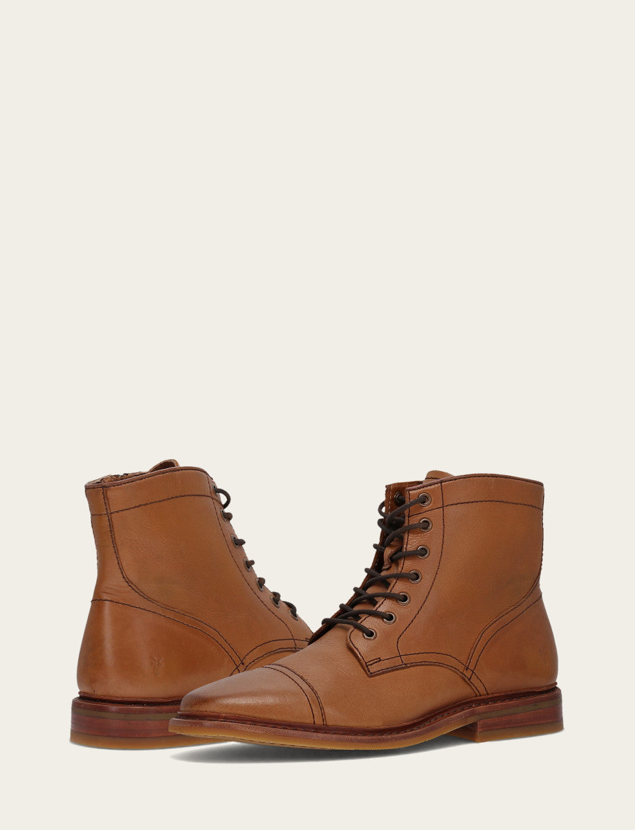 Frye Men's Saddle Paul Mid Lace Boot / Saddle