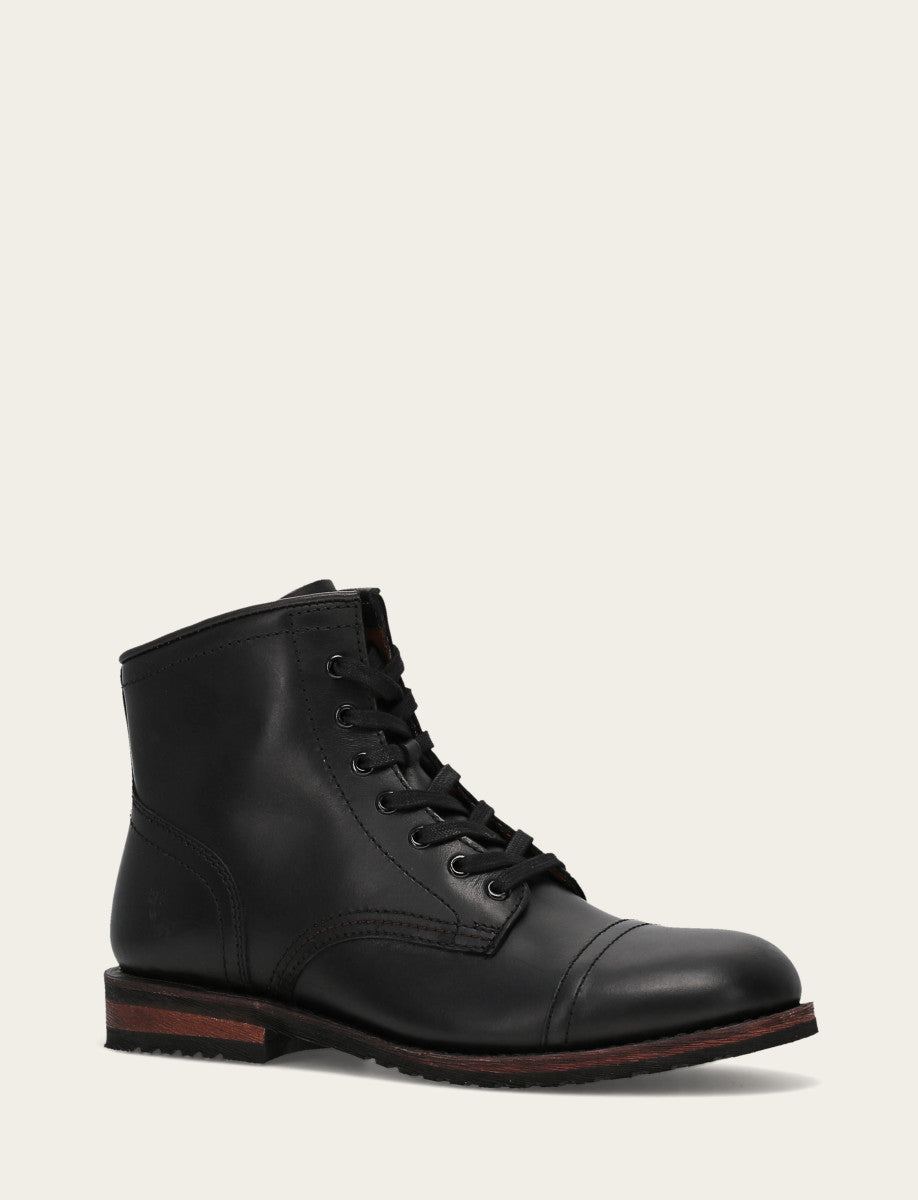 Frye Men's Black Landon Midlace Boot / Black