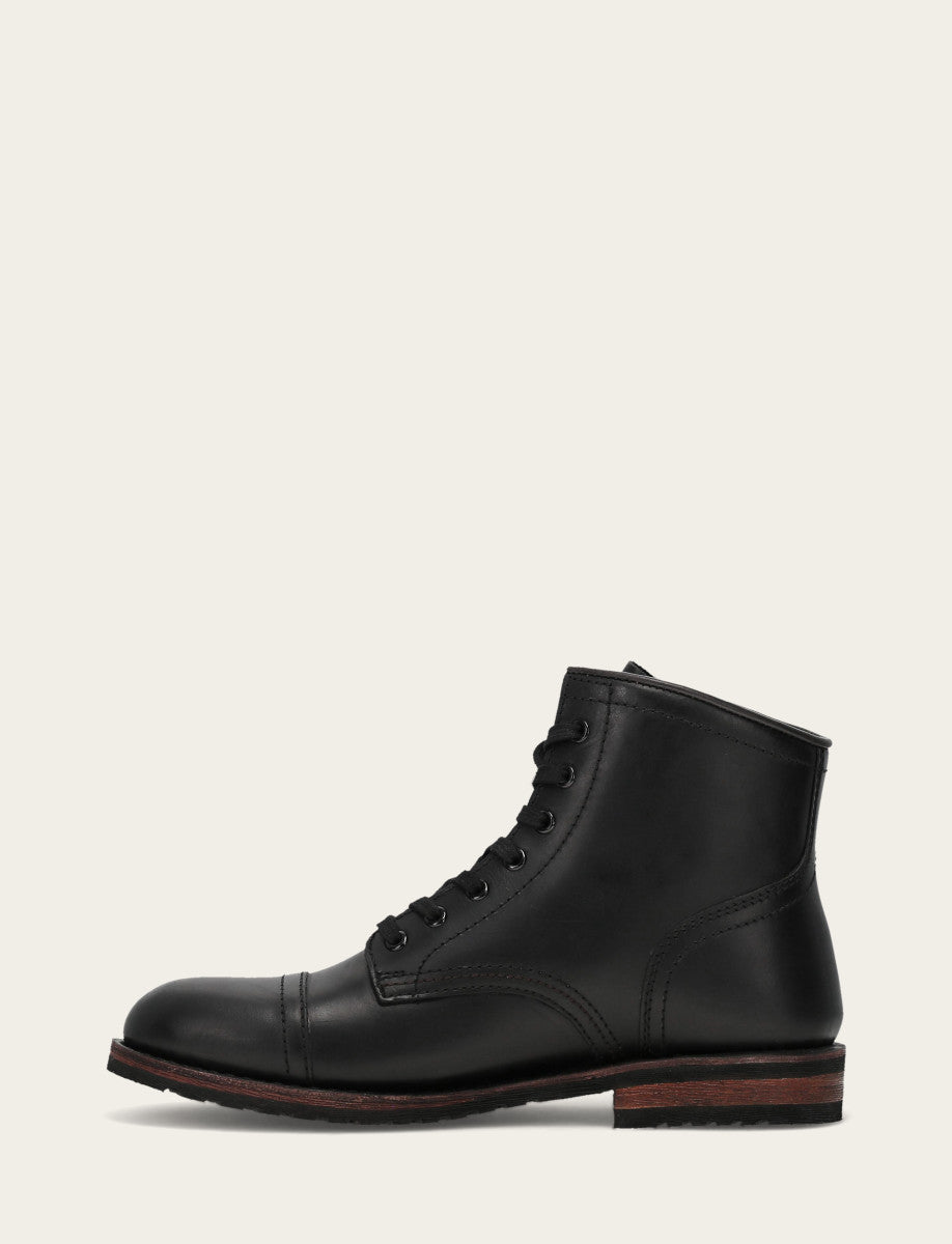 Frye Men's Black Landon Midlace Boot / Black