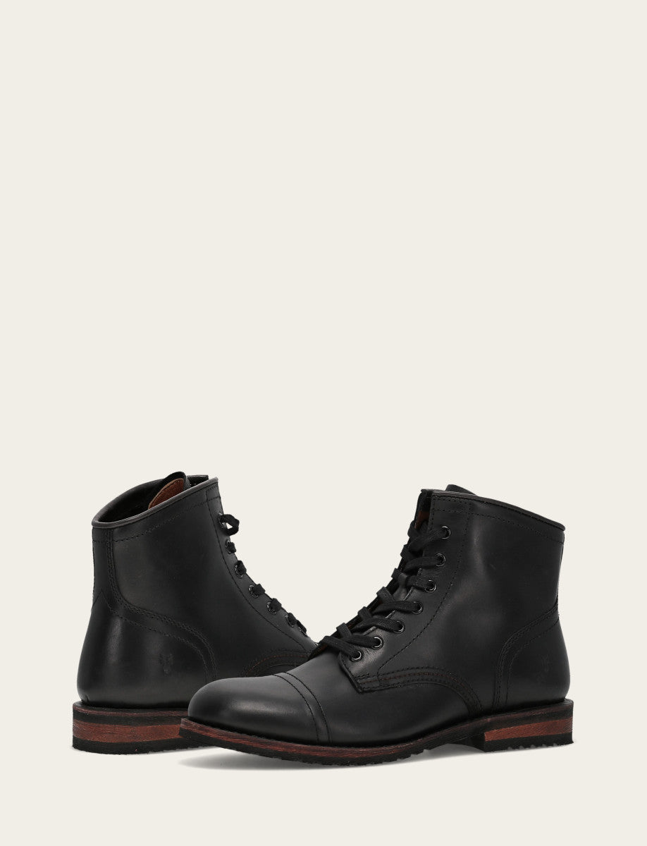 Frye Men's Black Landon Midlace Boot / Black