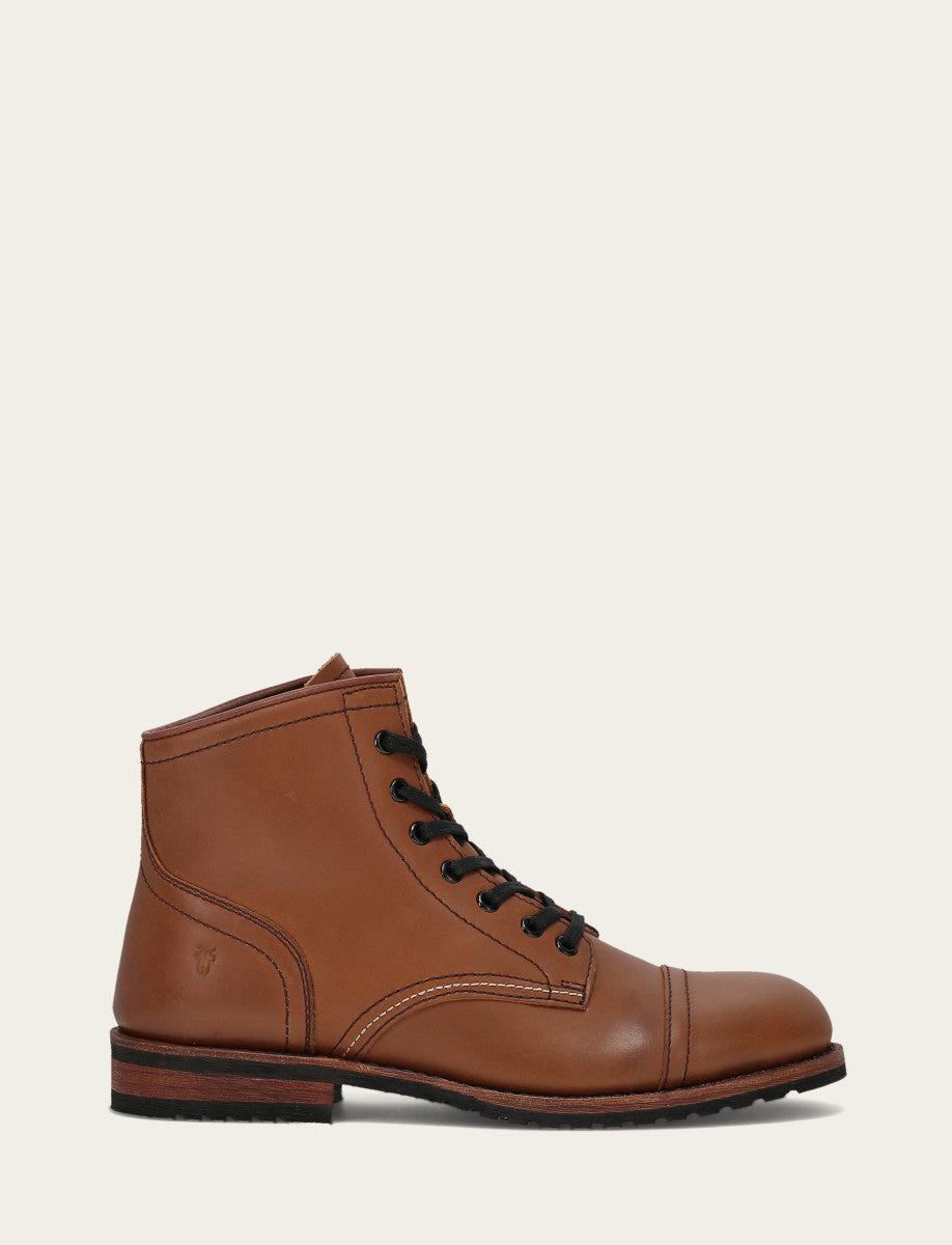 Frye Men's Saddle Landon Midlace Boot / Saddle