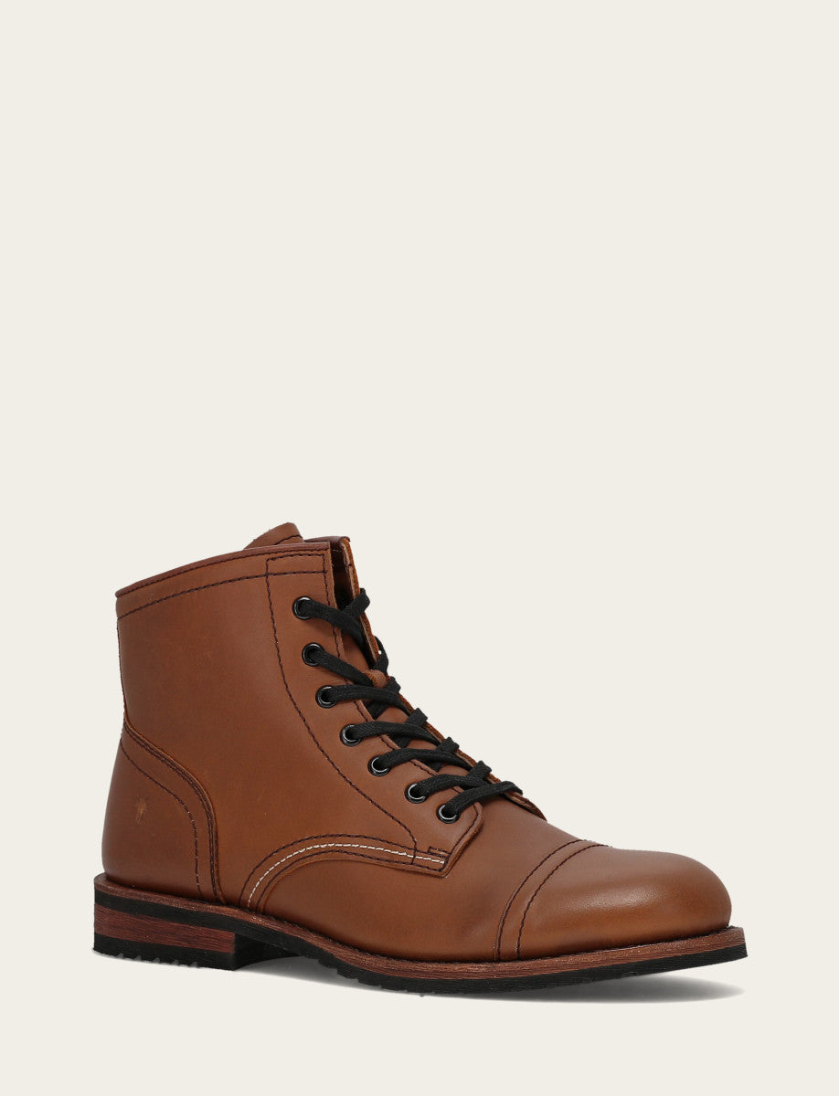 Frye Men's Saddle Landon Midlace Boot / Saddle
