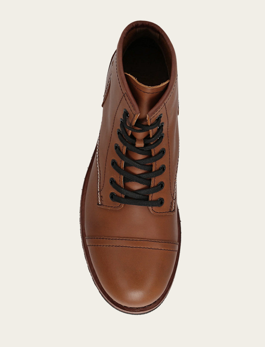 Frye Men's Saddle Landon Midlace Boot / Saddle