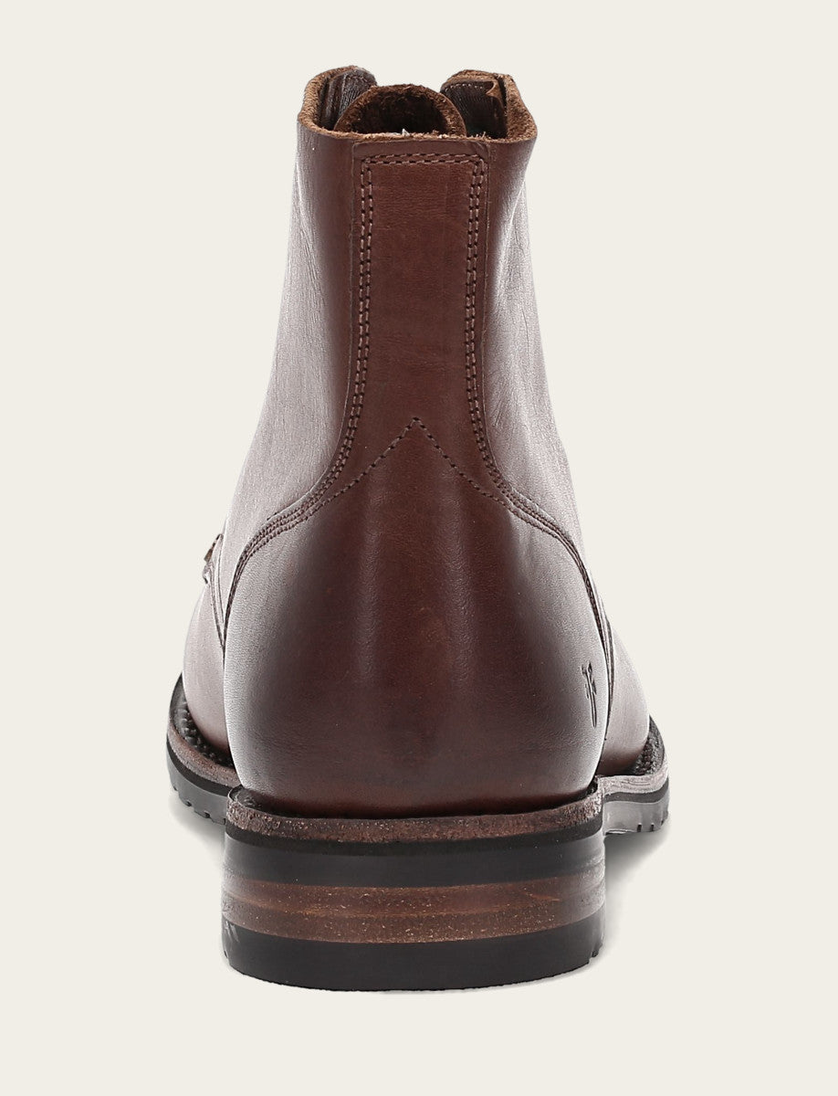 Frye Men's Cognac Barrett Lace Up Boots / Cognac