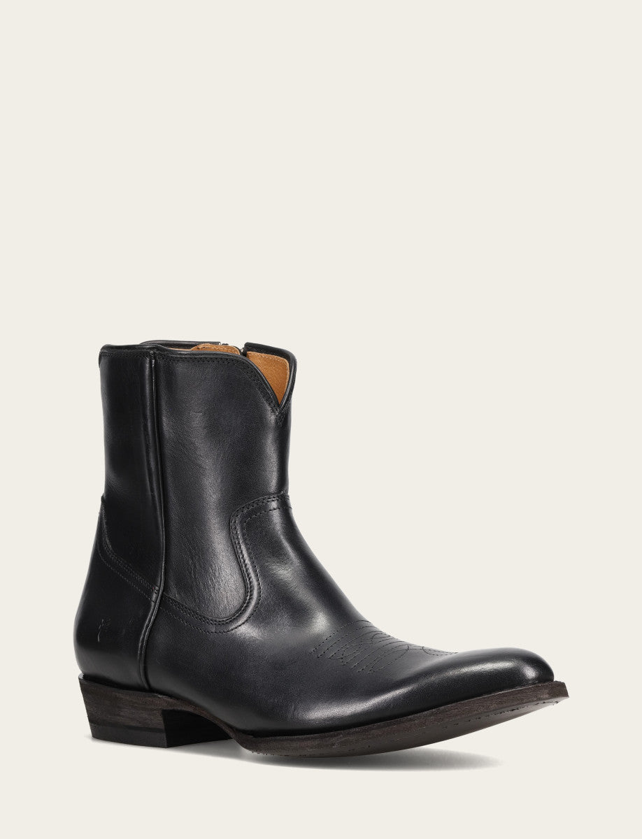 Frye Austin Inside Zip Boot / Antique Black