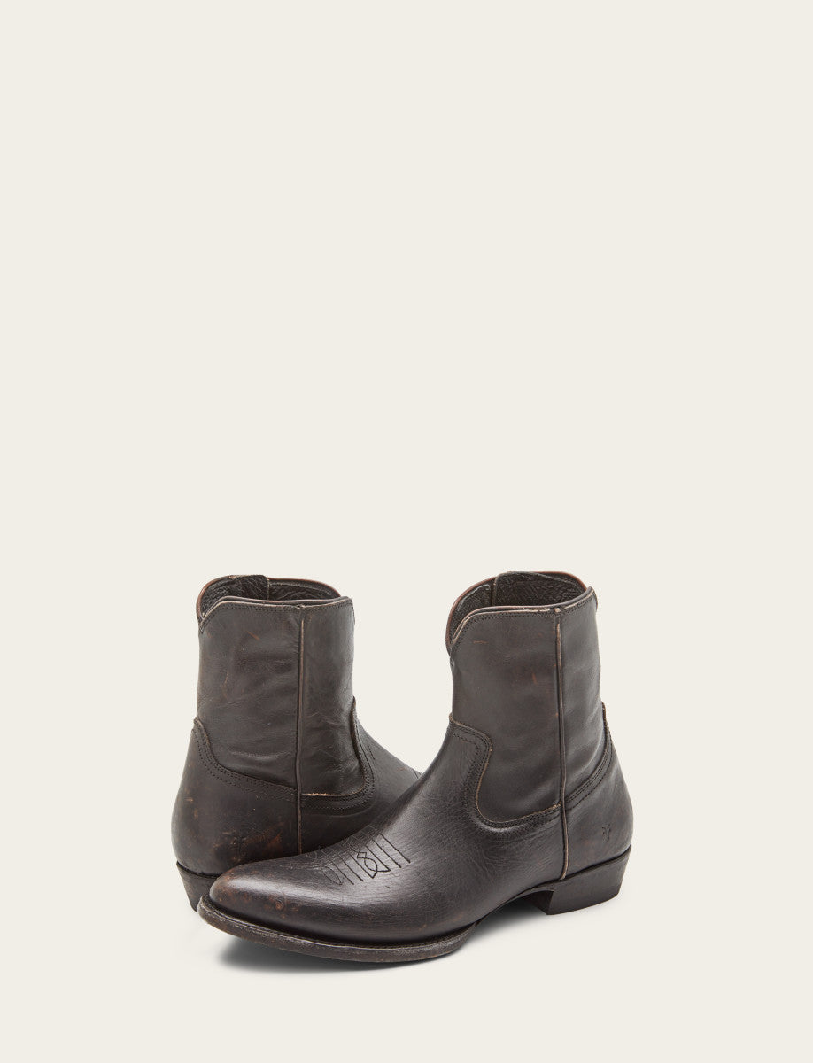 Frye Austin Inside Zip Boot / Antique Black