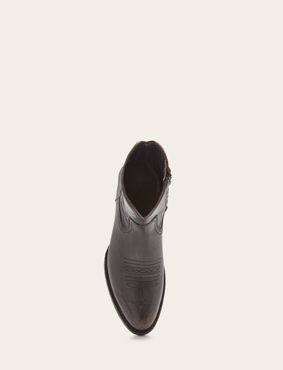 Frye Austin Inside Zip Boot / Antique Black