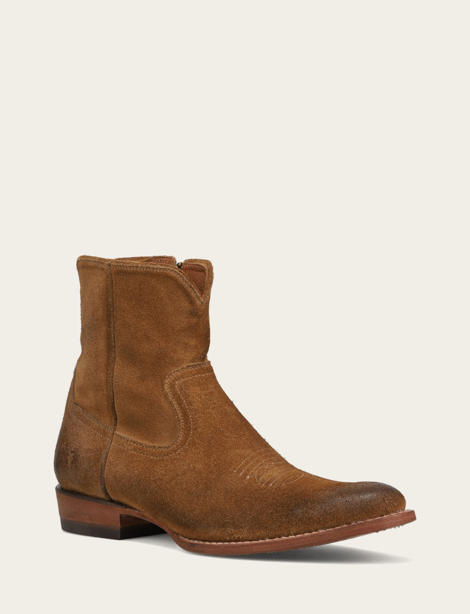 Frye Men's Dark Ash Austin Inside Zip Boots / Dark Ash