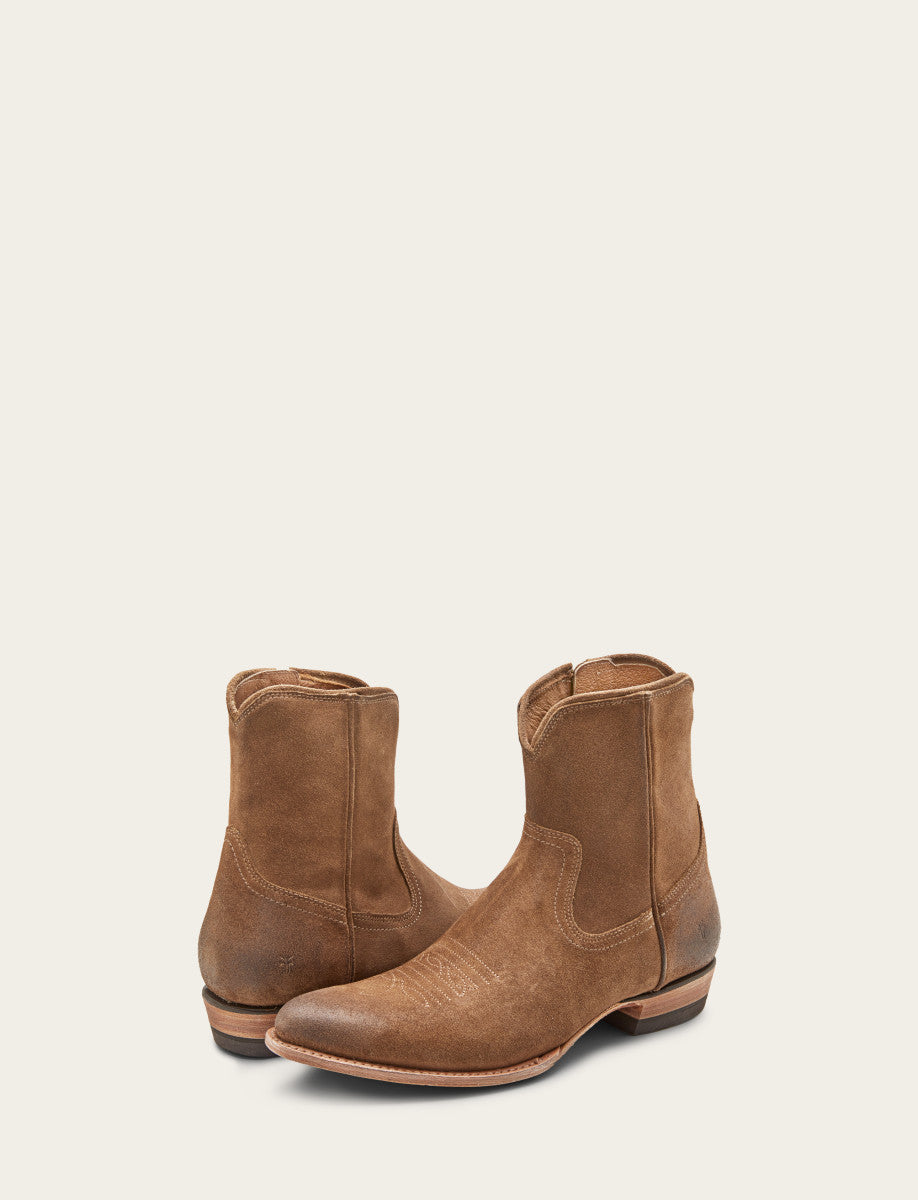 Frye Men's Dark Ash Austin Inside Zip Boots / Dark Ash