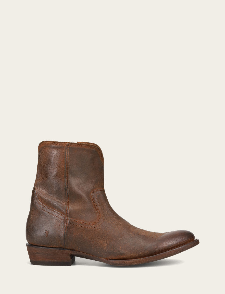 Frye Men's Brown Austin Inside Zip Boots / Brown
