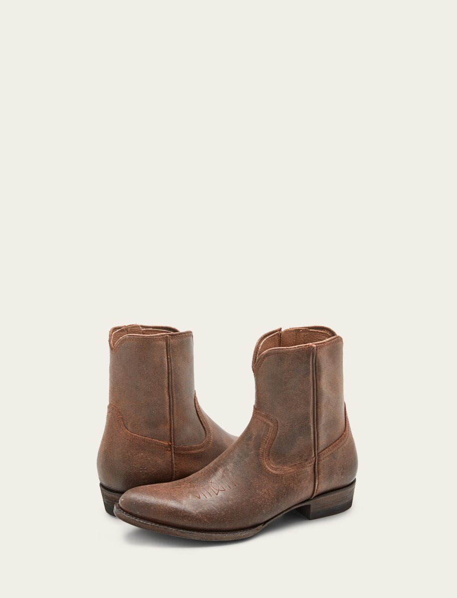 Frye Men's Brown Austin Inside Zip Boots / Brown