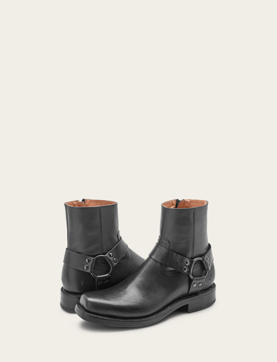 Frye Men's Black Conway Harness Moto Boot / Black