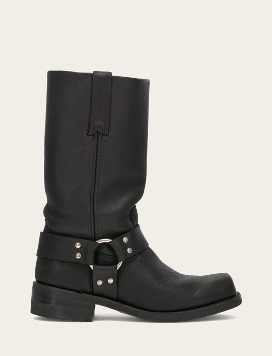 Frye Men's Black Harness 12R Mens Boots / Black