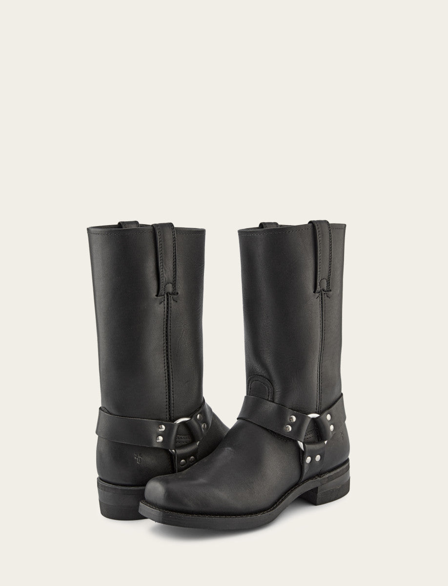 Frye Men's Black Harness 12R Mens Boots / Black