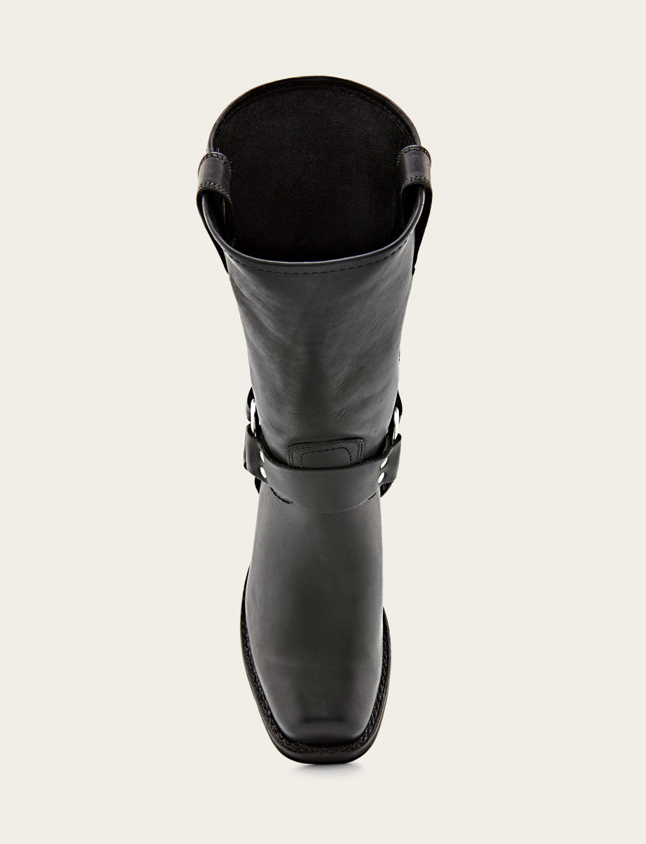 Frye Men's Black Harness 12R Mens Boots / Black