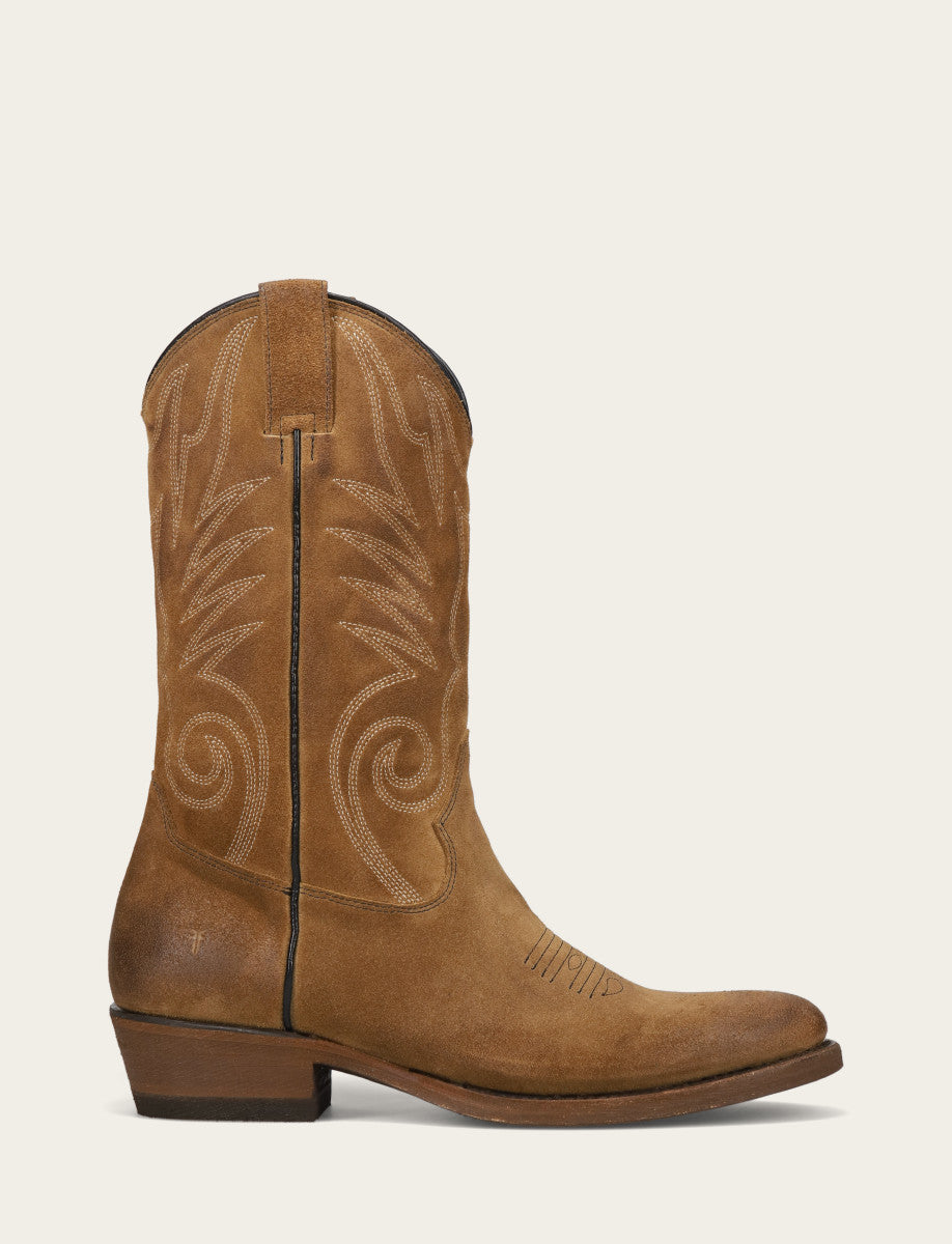 Frye Men's Mushroom Grady Vintage Stitch Western Boots / Mushroom