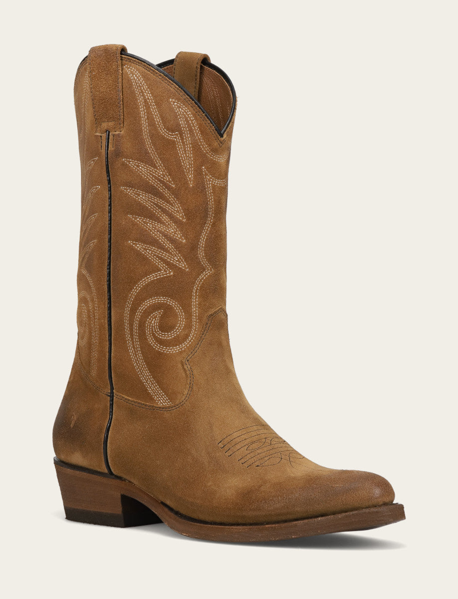 Frye Men's Mushroom Grady Vintage Stitch Western Boots / Mushroom