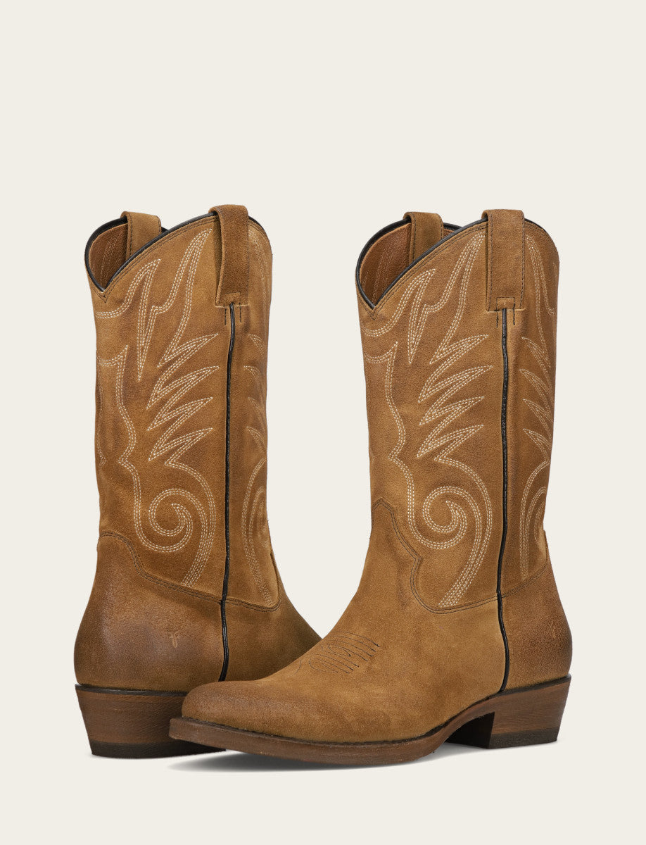 Frye Men's Mushroom Grady Vintage Stitch Western Boots / Mushroom