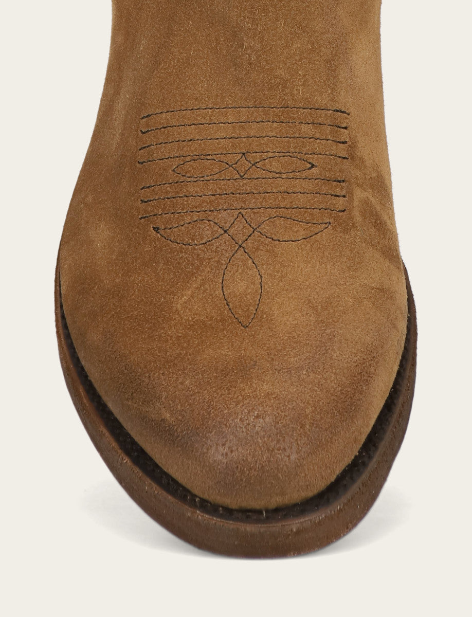 Frye Men's Mushroom Grady Vintage Stitch Western Boots / Mushroom