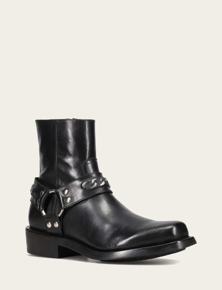Frye Men's Black Conway Chain Harness Boot / Black