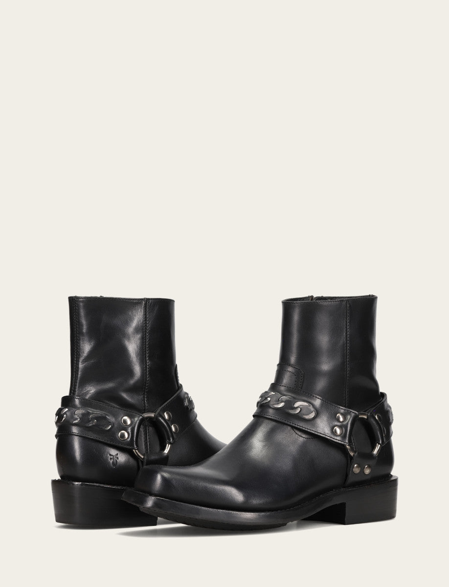 Frye Men's Black Conway Chain Harness Boot / Black
