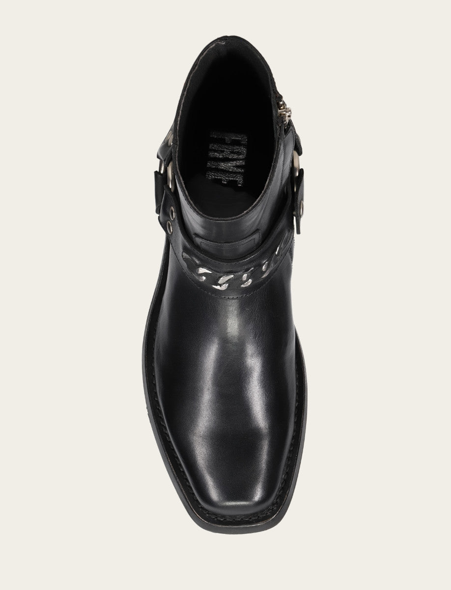 Frye Men's Black Conway Chain Harness Boot / Black