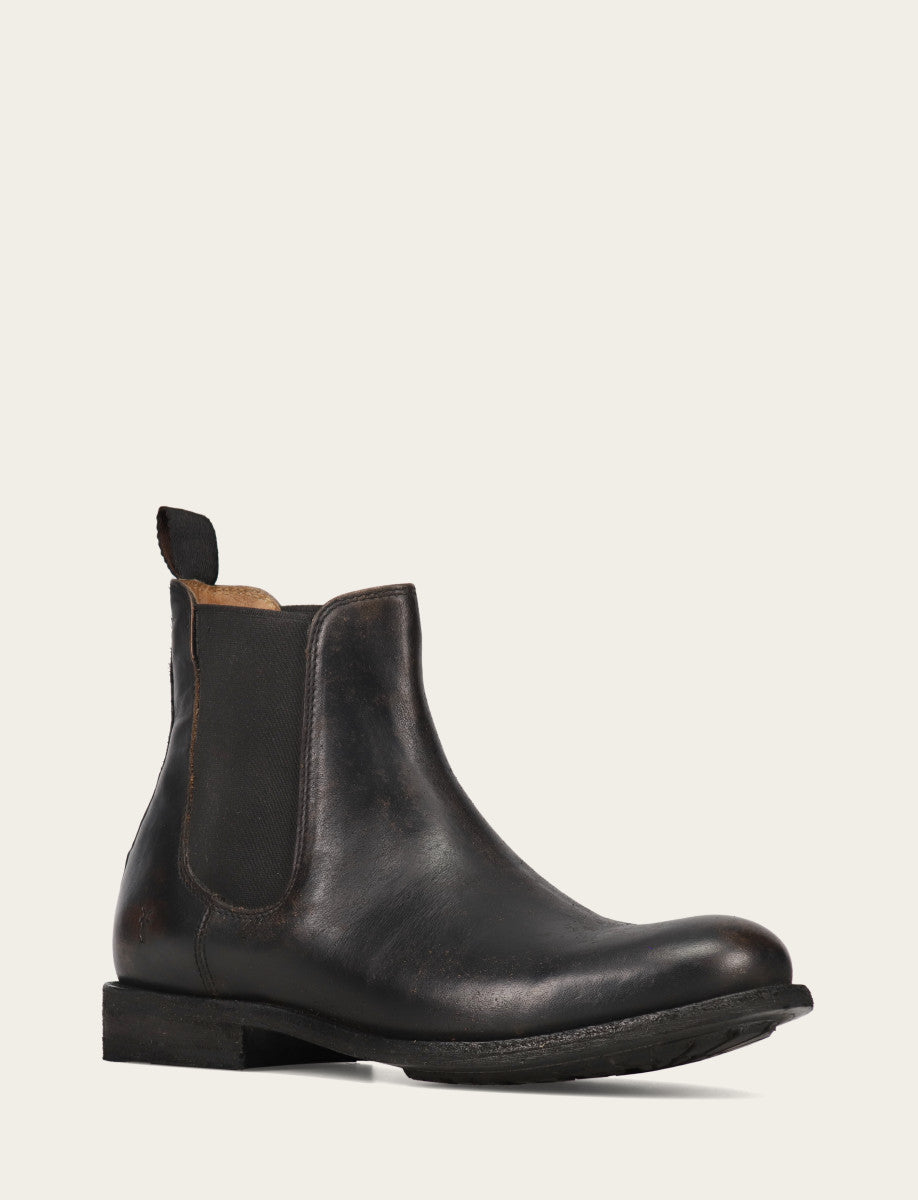 Frye Men's Antique Black Tyler Flex Chelsea Boots / Antique Black