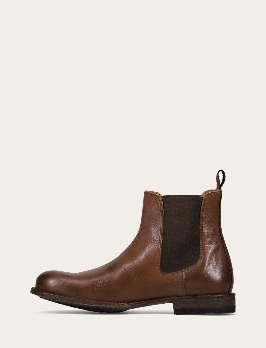 Frye Men's Cognac Tyler Flex Chelsea Boots / Cognac
