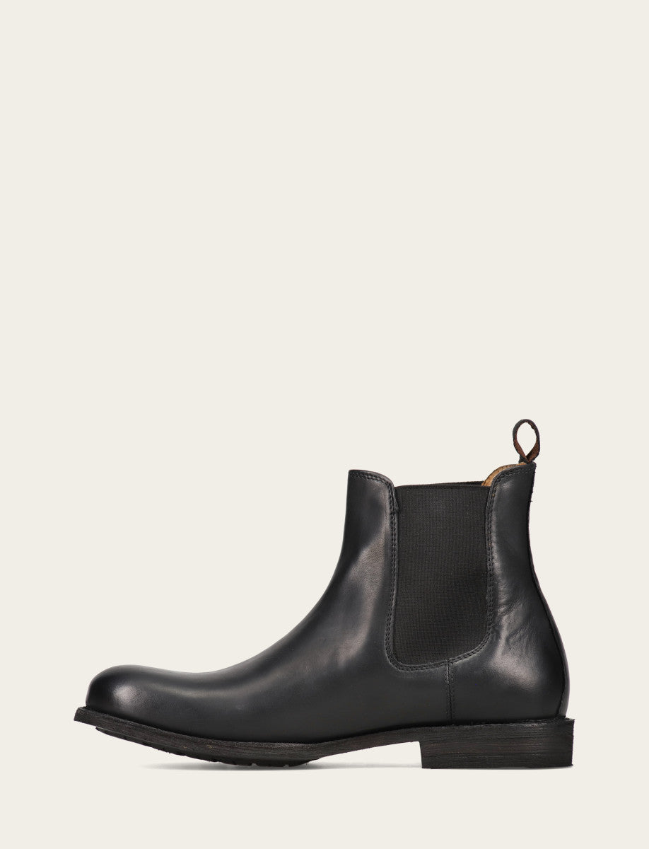 Frye Men's Black Tyler Flex Chelsea Boots / Black