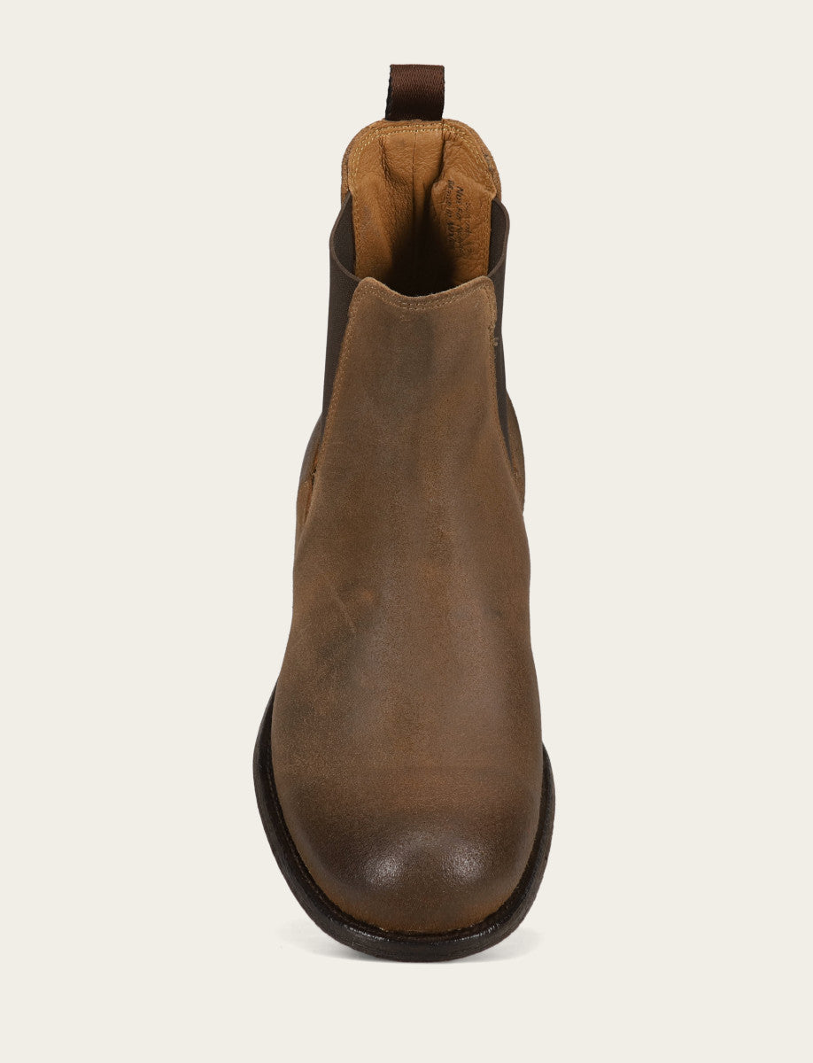 Frye Men's Bark Tyler Flex Chelsea Boots / Bark
