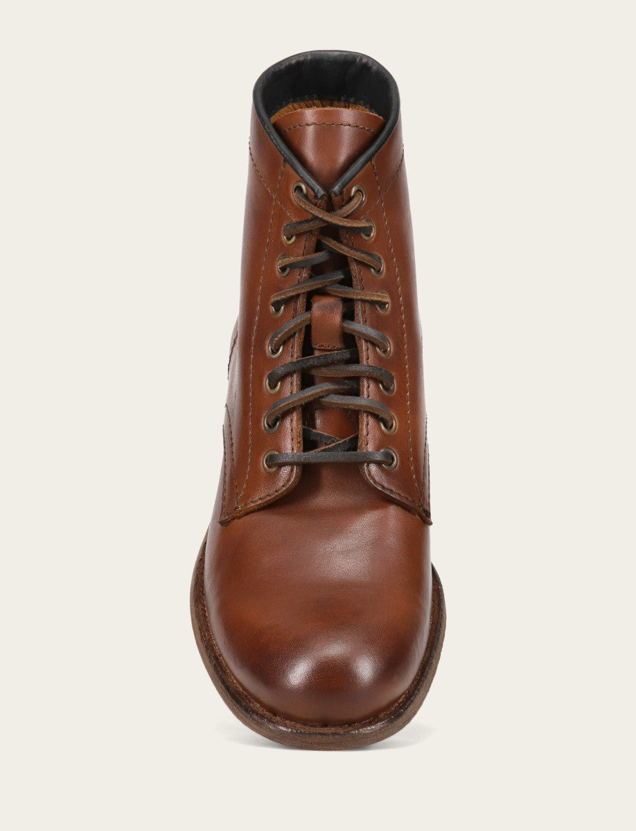 Frye Men's Cognac Tyler Flex Lace Up Boots / Cognac