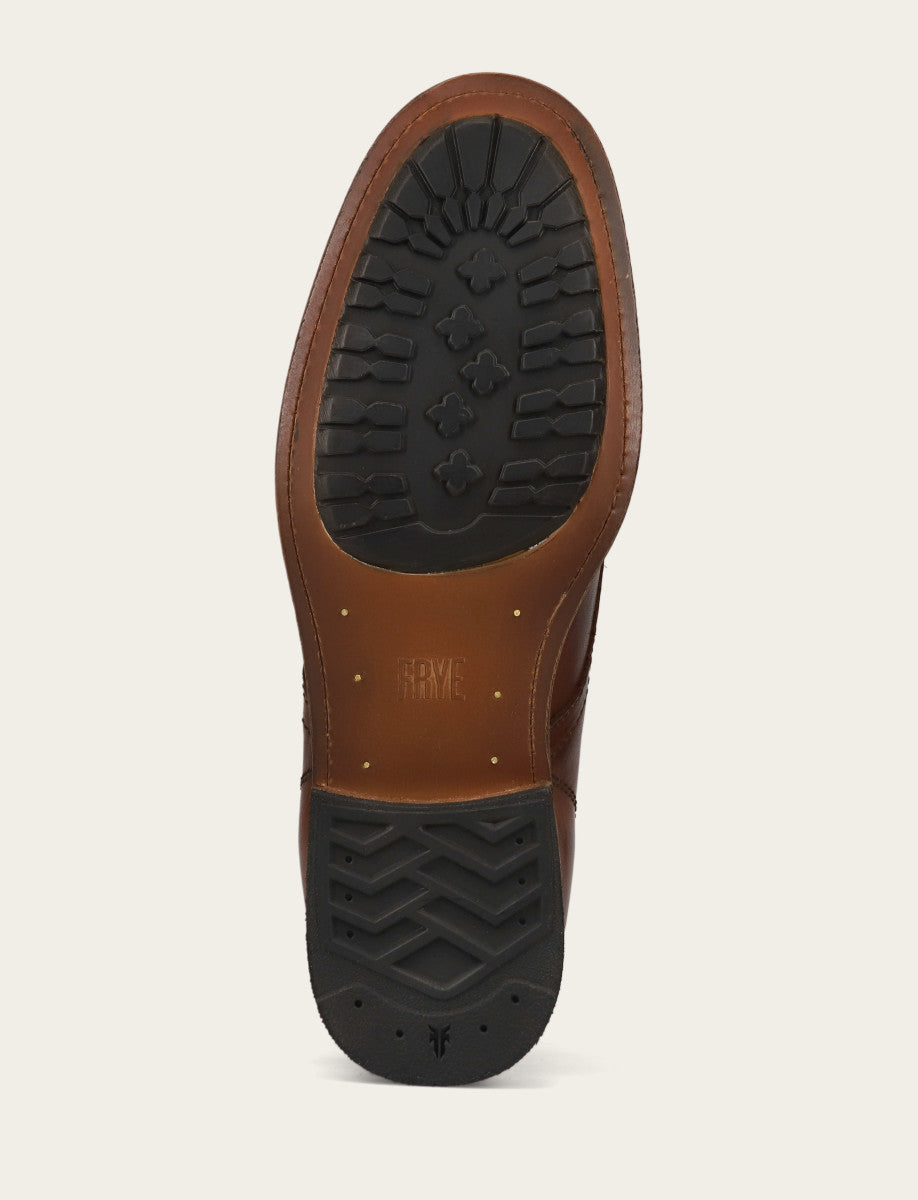 Frye Men's Cognac Tyler Flex Lace Up Boots / Cognac