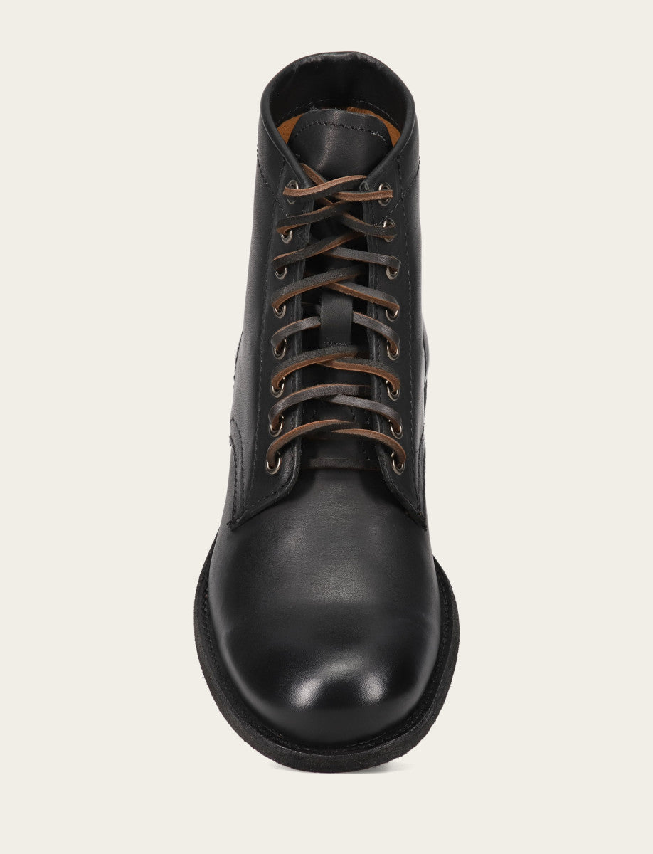 Frye Men's Black Tyler Flex Lace Up Boots / Black