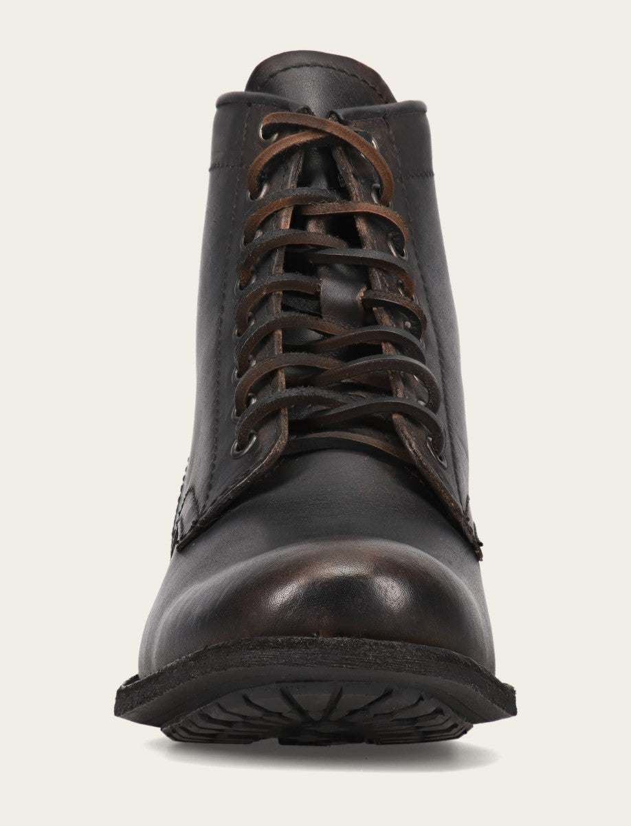 Frye Men's Antiqued Black Tyler Flex Lace Up Boots / Antiqued Black