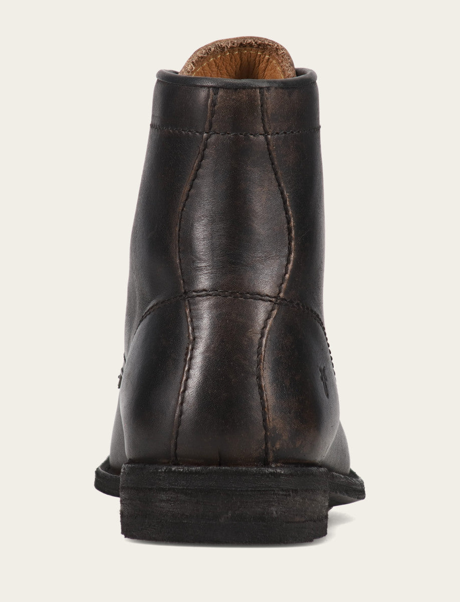Frye Men's Antiqued Black Tyler Flex Lace Up Boots / Antiqued Black