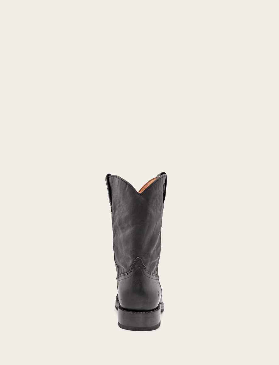 Frye Men's Black Duke Roper Boots / Black
