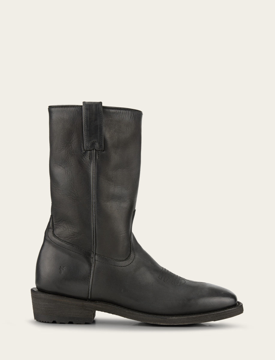 Frye Men's Black Nash Roper Western Boots / BLACK