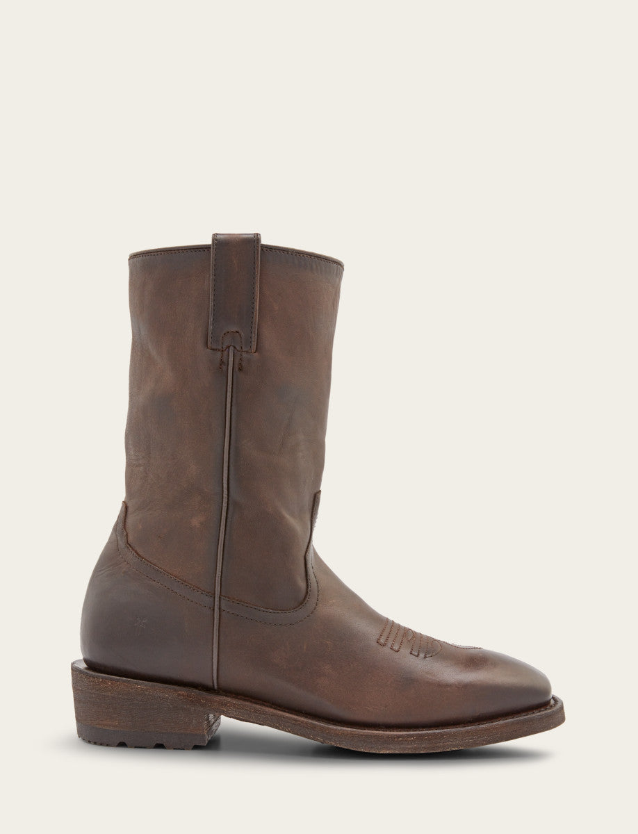 Frye Men's Chocolate Nash Roper Western Boots / CHOCOLATE