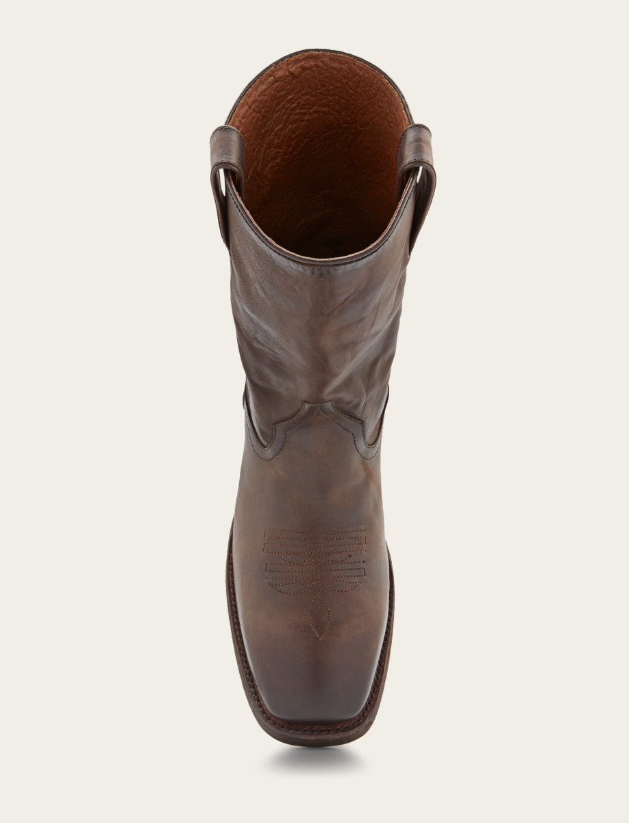 Frye Men's Chocolate Nash Roper Western Boots / CHOCOLATE