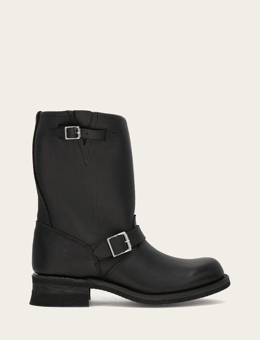 Frye Men's Black Engineer 12R Mens Moto / Black