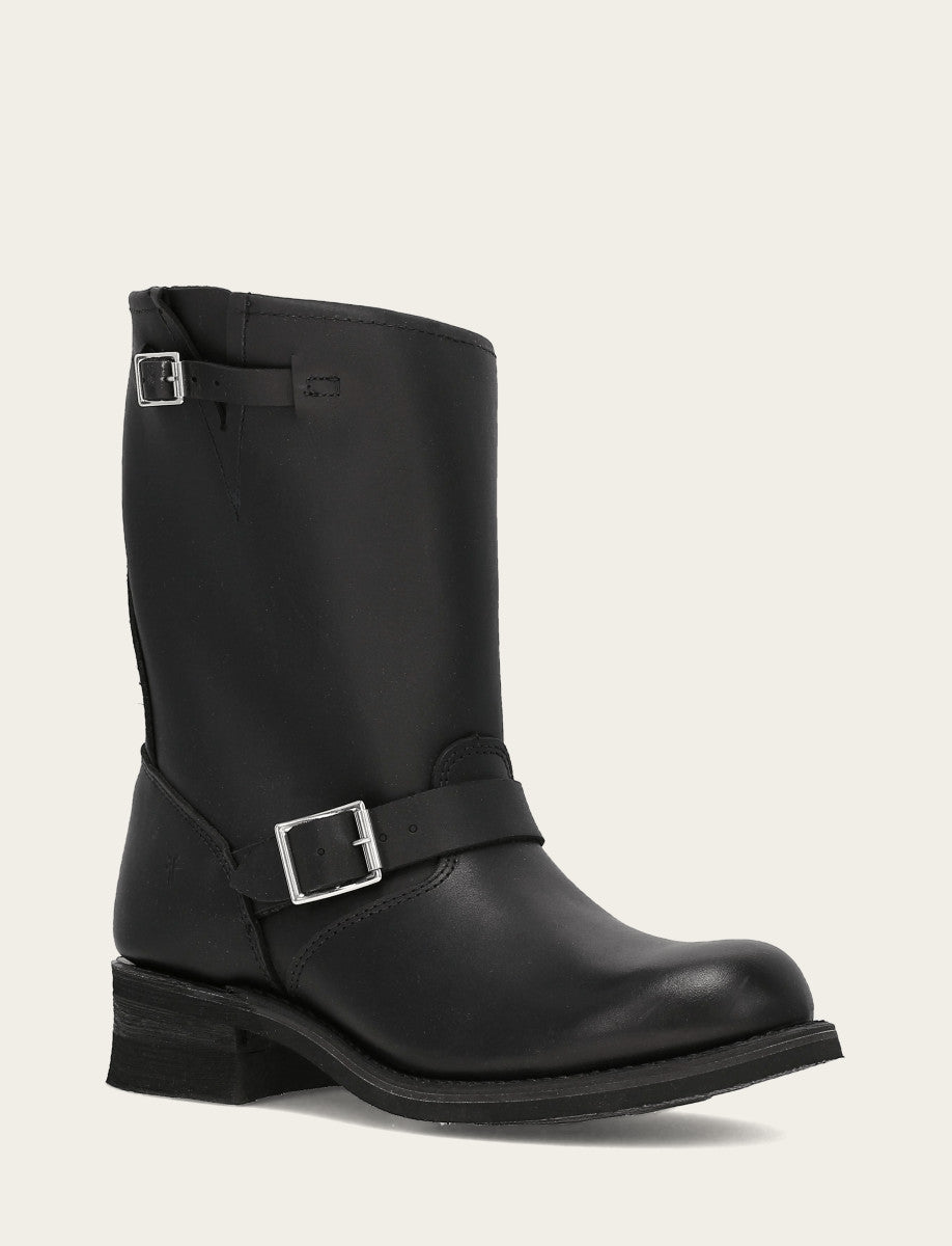 Frye Men's Black Engineer 12R Mens Moto / Black
