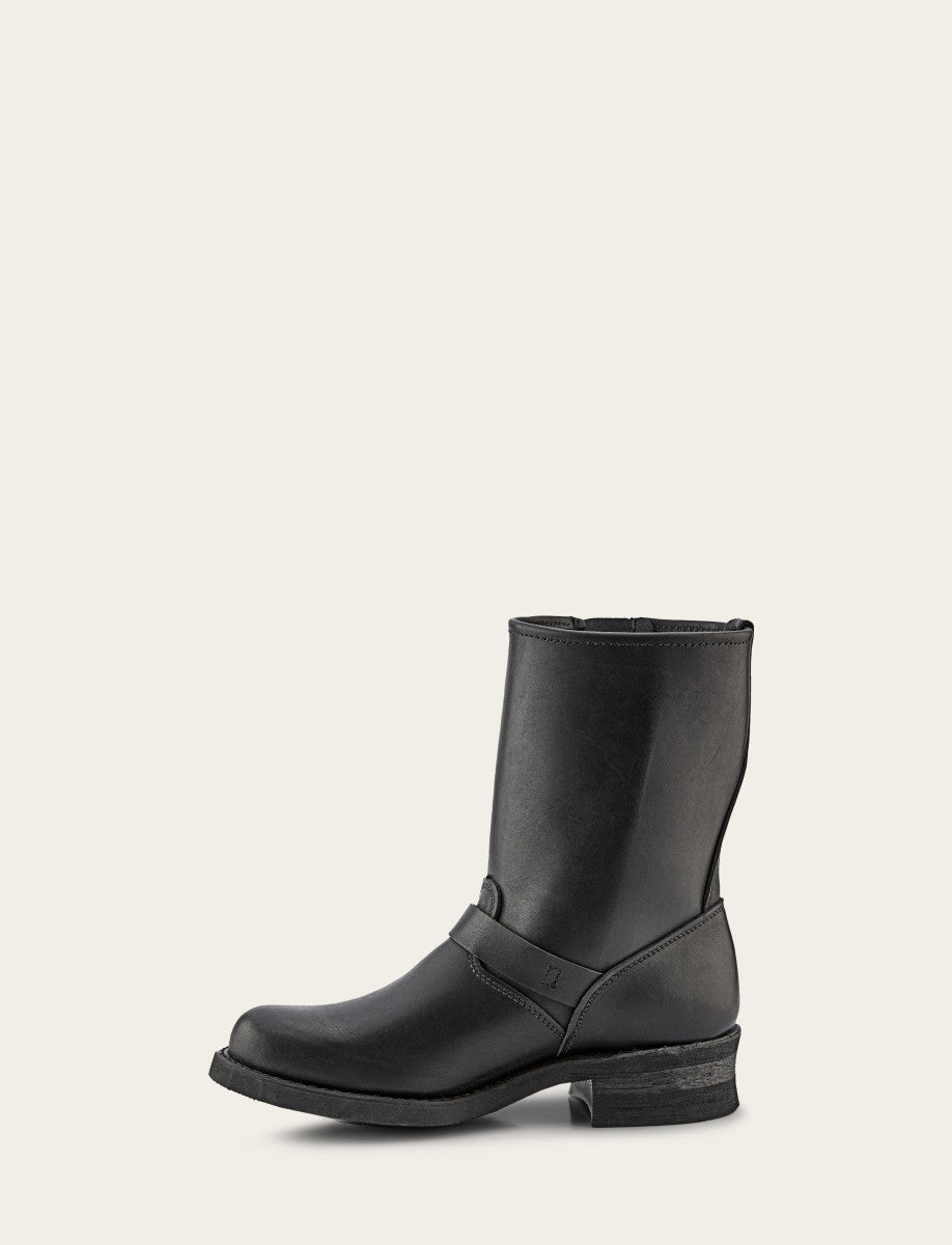 Frye Men's Black Engineer 12R Mens Moto / Black