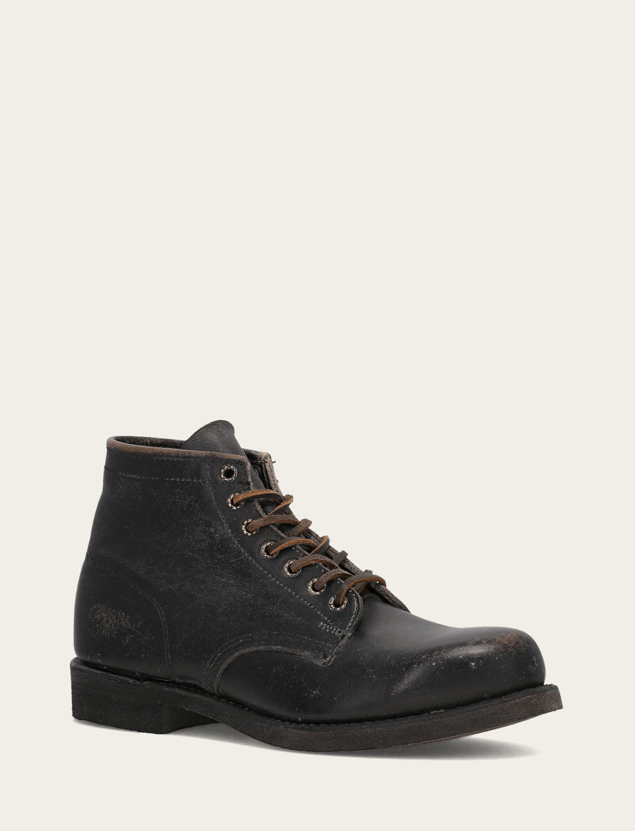 Frye Men's Black Prison Boots / Black