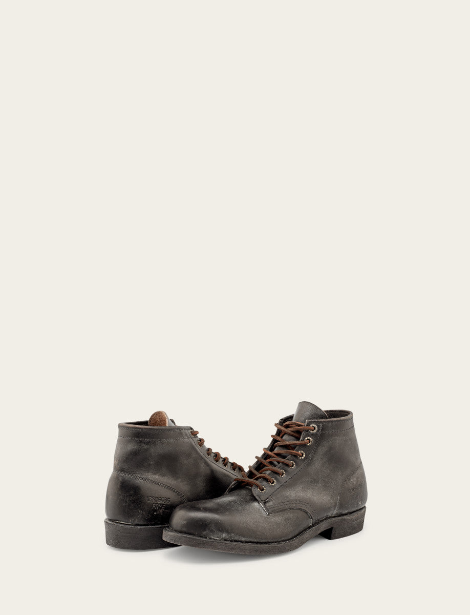 Frye Men's Black Prison Boots / Black