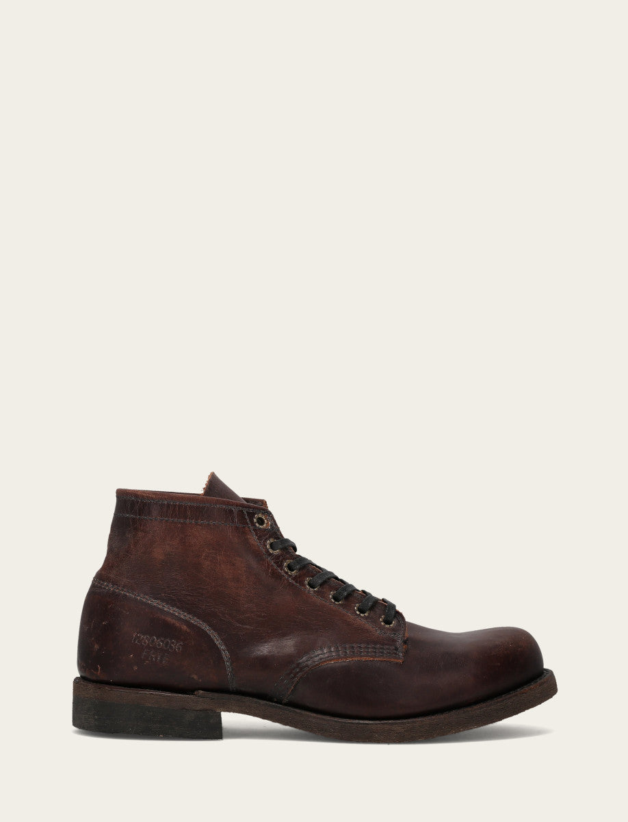 Frye Men's Dark Brown Prison Boots / Dark Brown