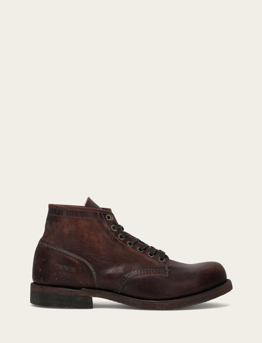 Frye Men's Dark Brown Prison Boots / Dark Brown
