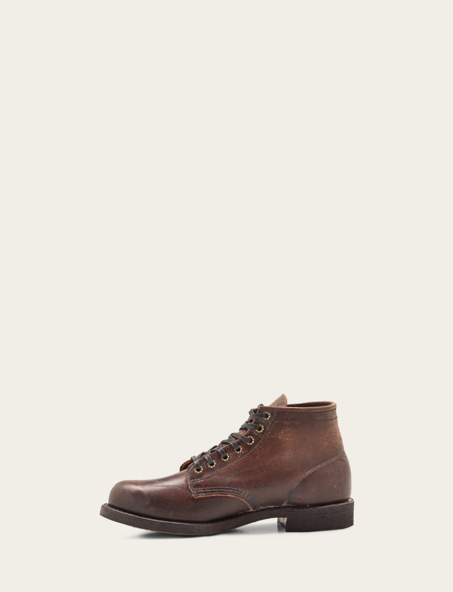 Frye Men's Dark Brown Prison Boots / Dark Brown