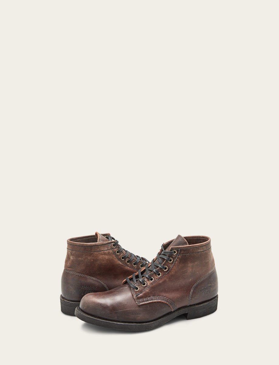 Frye Men's Dark Brown Prison Boots / Dark Brown