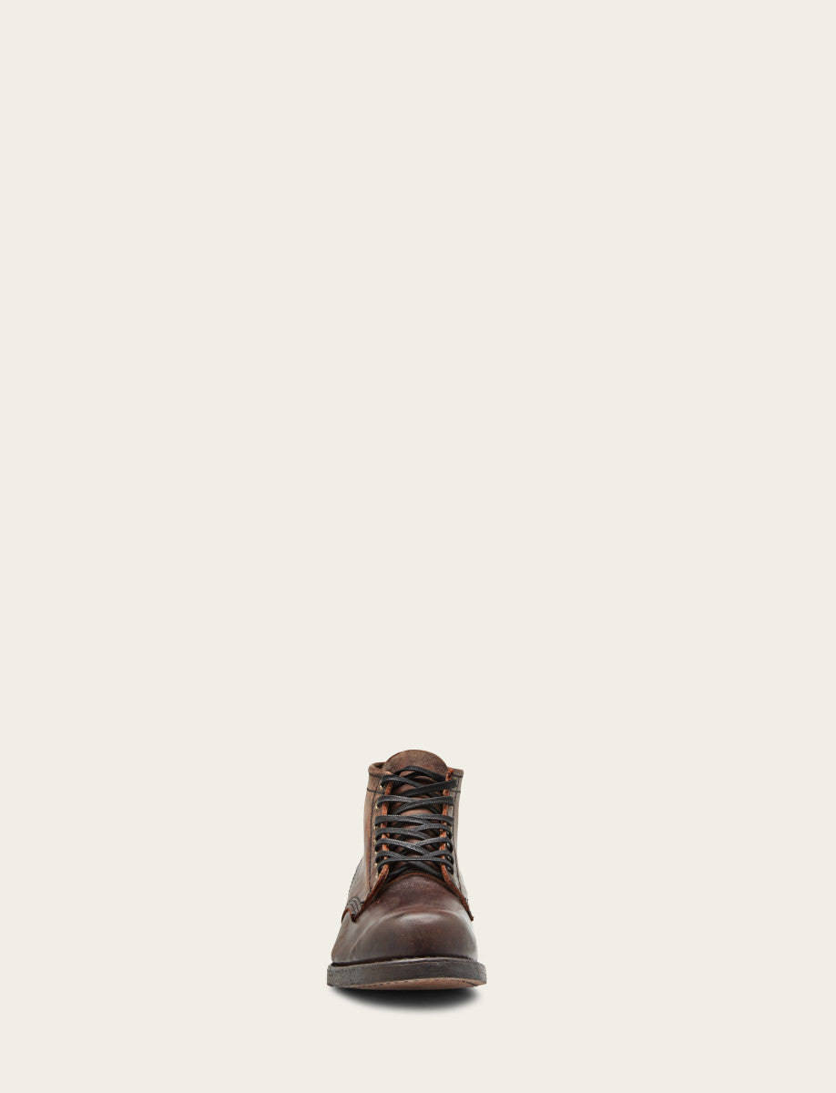 Frye Men's Dark Brown Prison Boots / Dark Brown