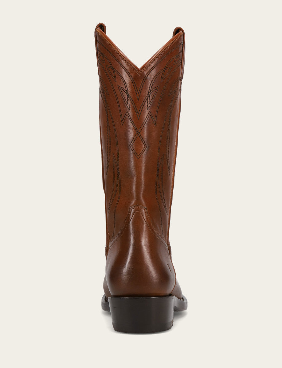 Frye Men's Caramel Nash Deco Stitch Pull On Boots / Caramel